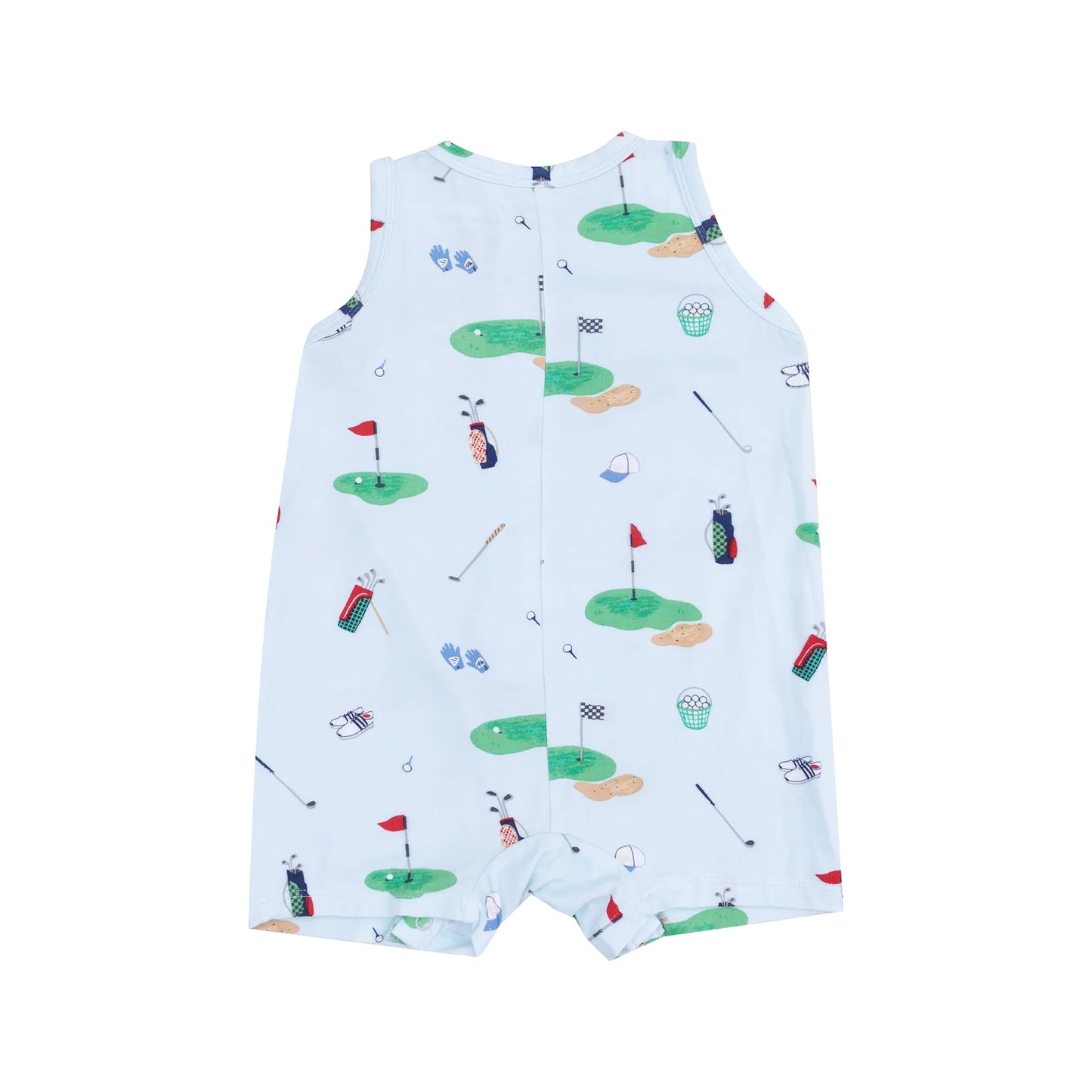 Golf Things Blue Sleeveless Romper