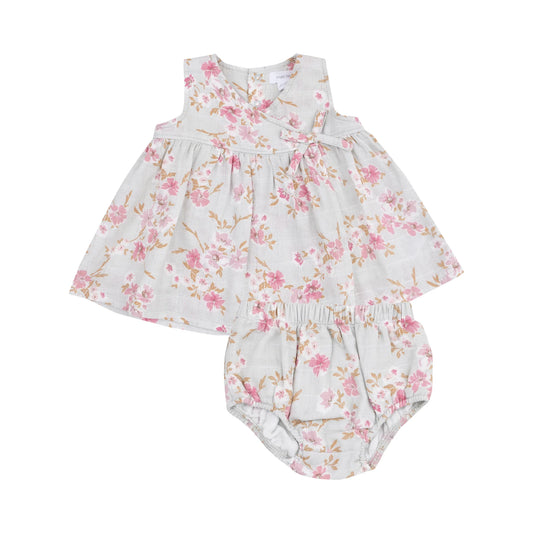 Mint Kimono Dress & Blommer