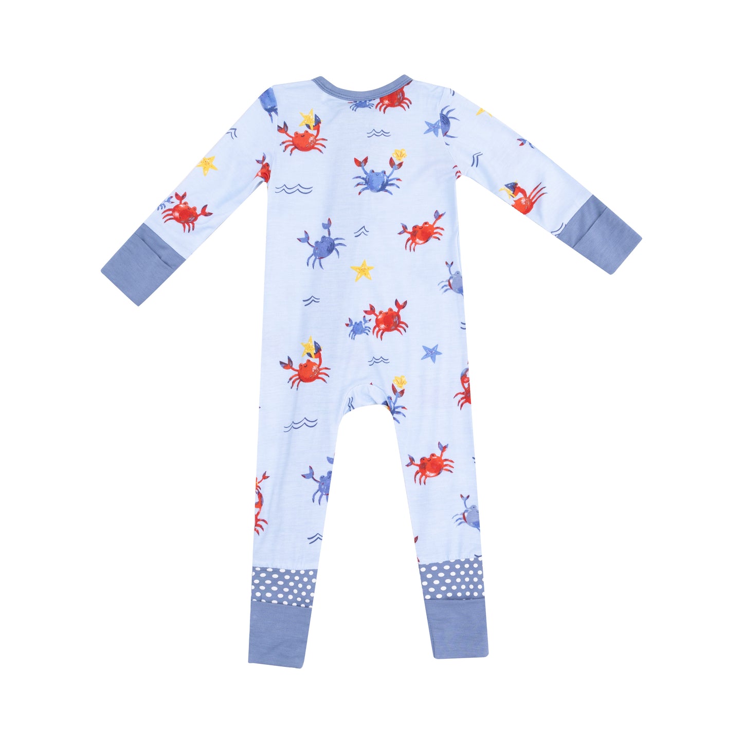 Crayon Crabs 2 Way Zipper Footie