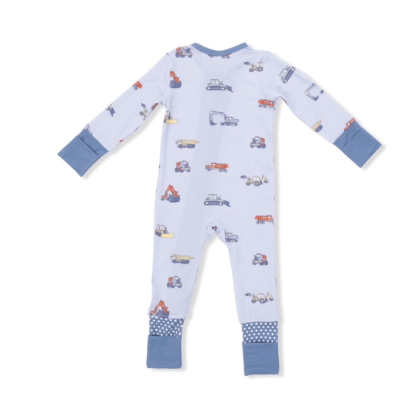 Construction Vehicle Convertible Romper