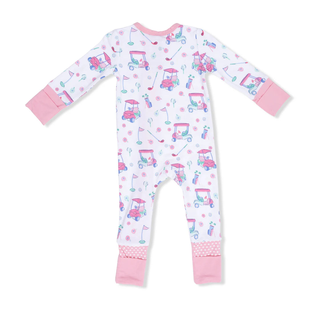 Golf Carts & Flowers Convertible Romper