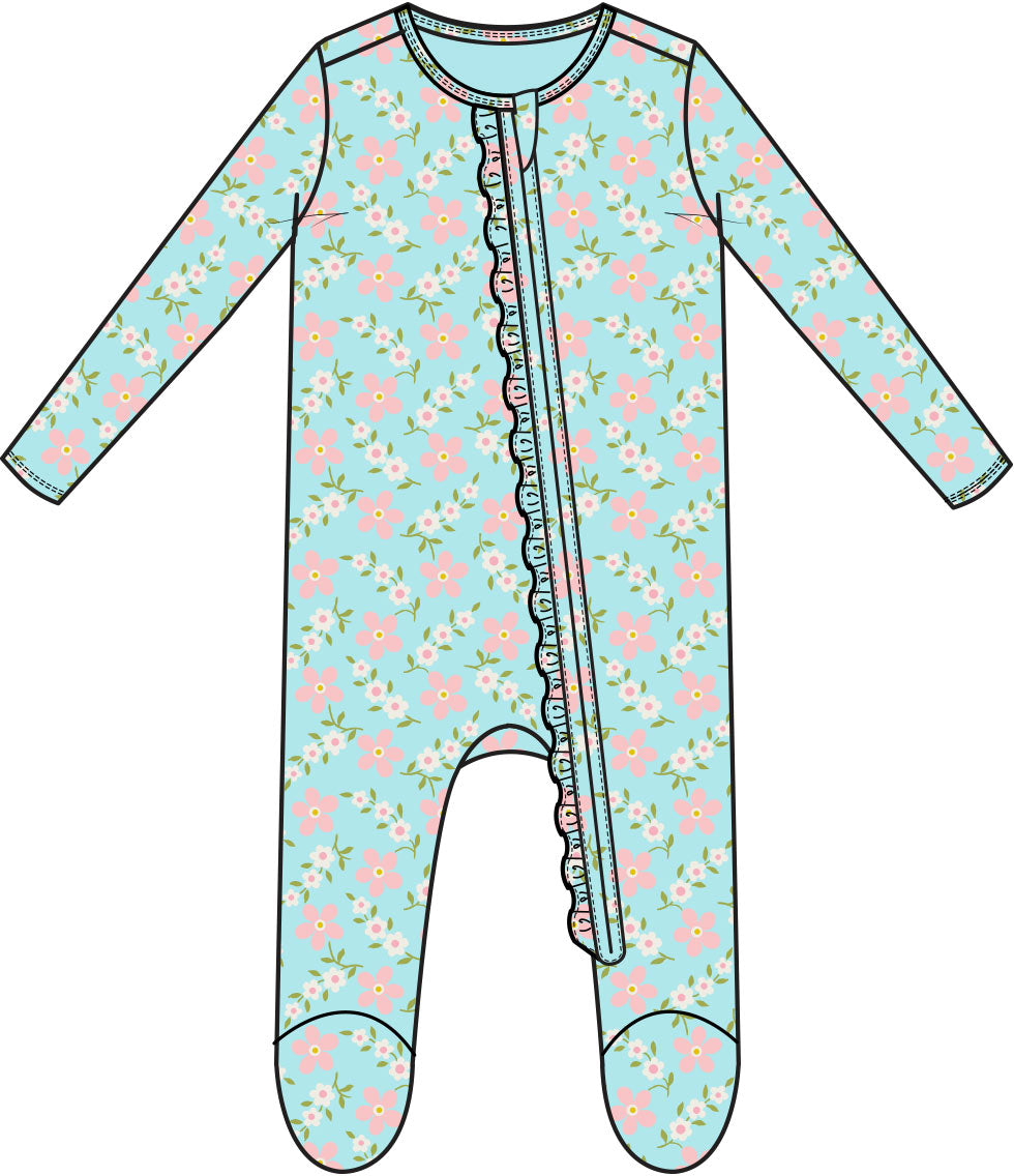 Vintage Daisy Footie