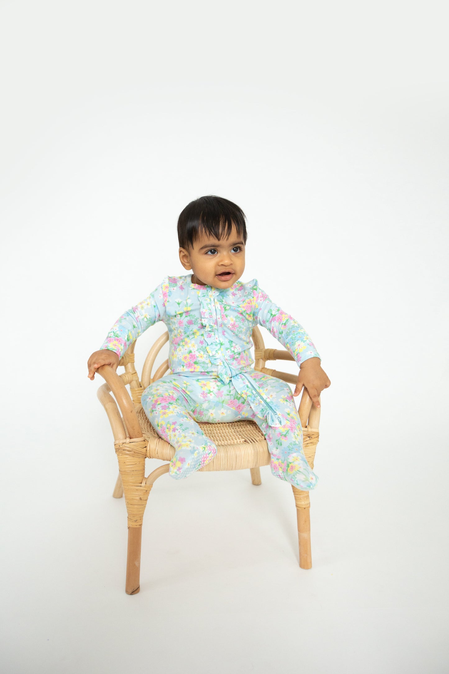 Little Buttercup Zipper Footie