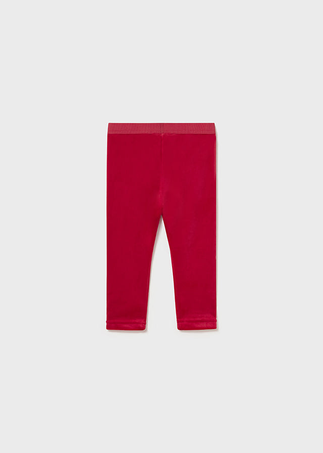Baby Girl Basic Velvet Leggings
