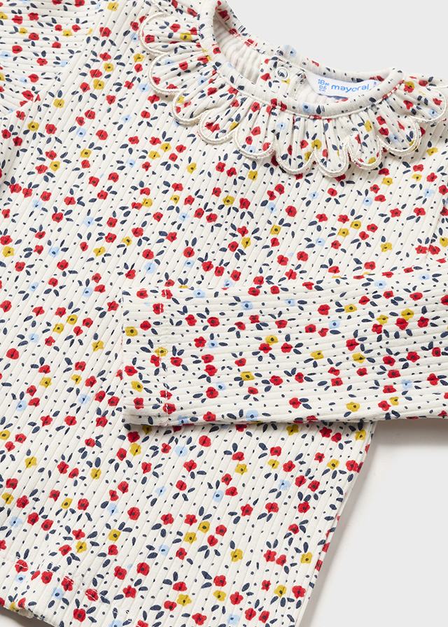 Baby Girl Rib Knit T-Shirt
