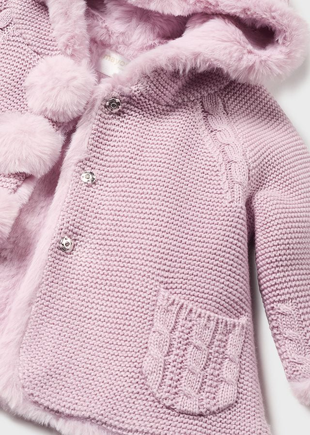 Pom Pom Woven Knit