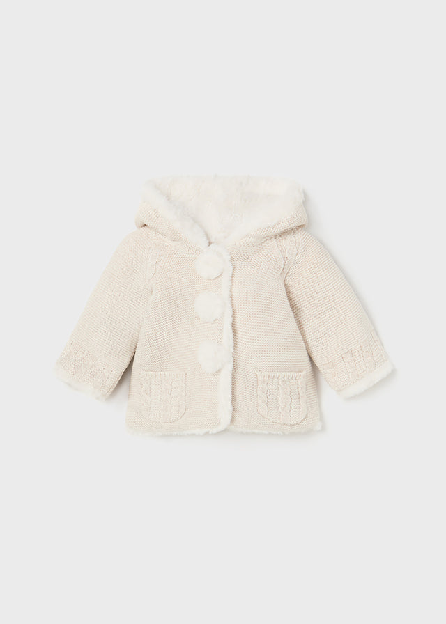 Pom Pom Woven Knit