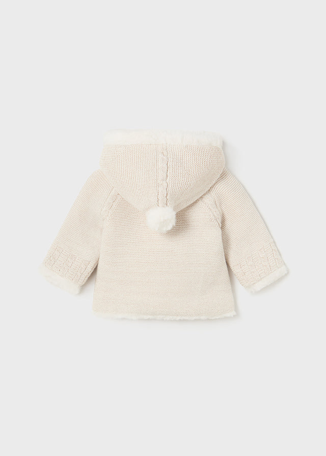 Pom Pom Woven Knit