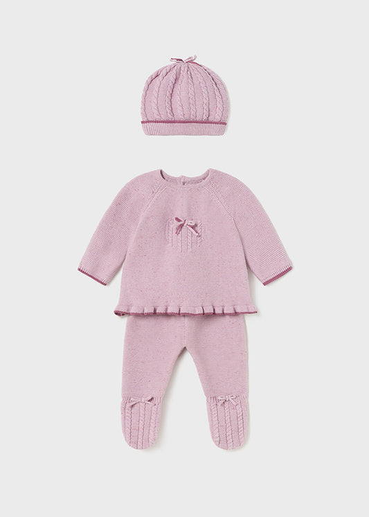 3-Piece Knit Set Violet