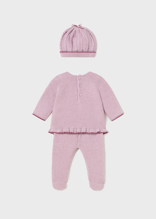 3-Piece Knit Set Violet