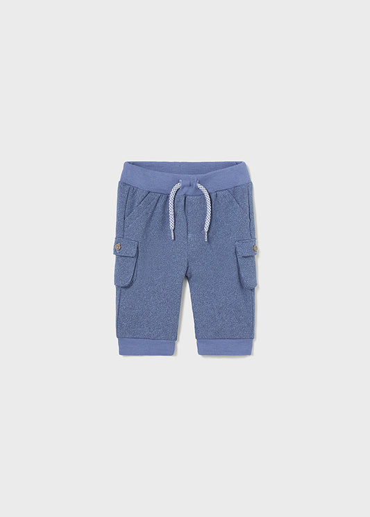 Newborn Blue Better Cotton Cargo Pants