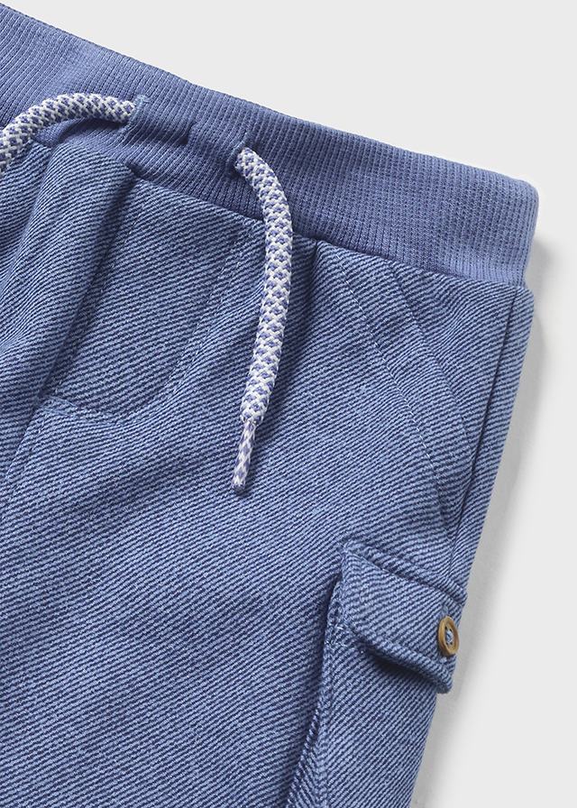 Newborn Blue Better Cotton Cargo Pants