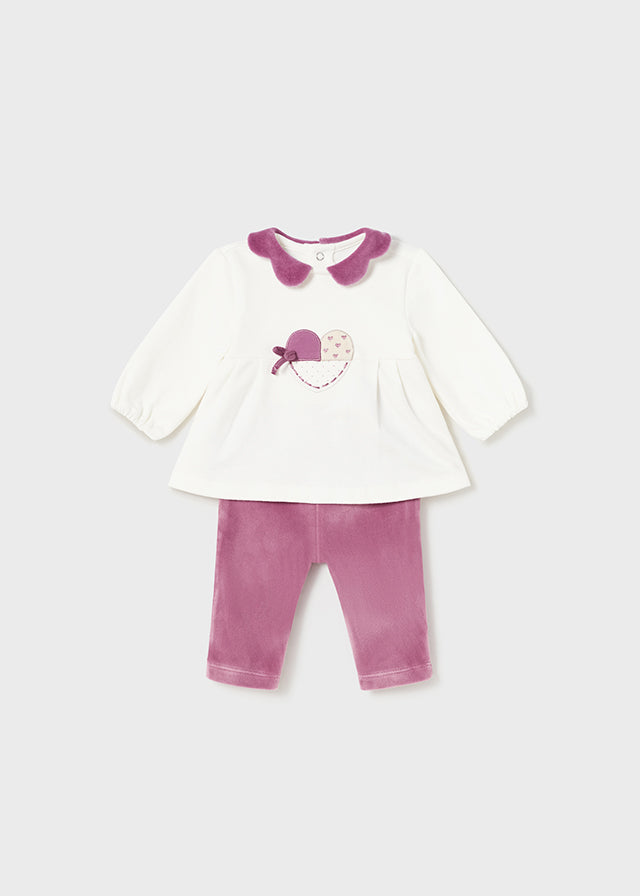 Baby Girl Velvet Set
