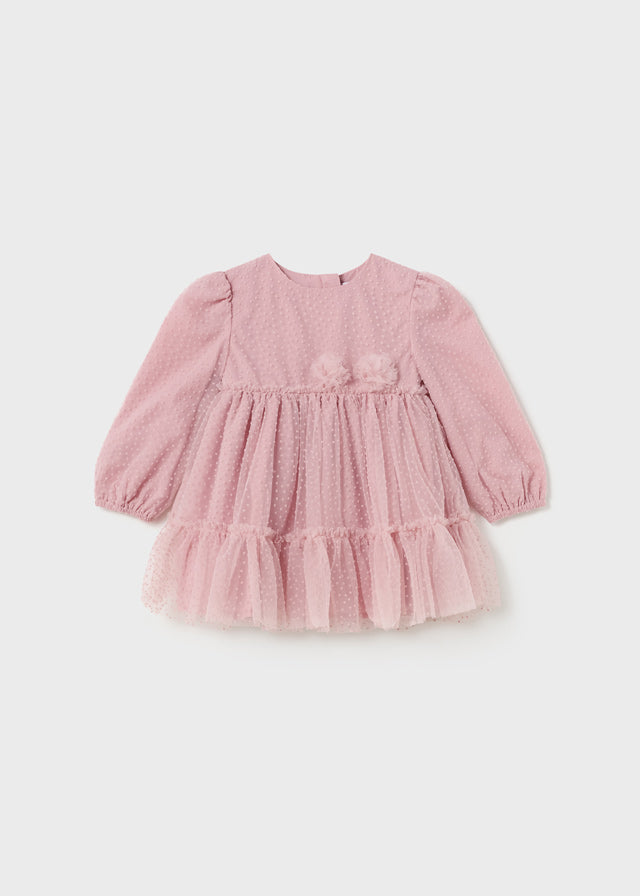 Mauve Baby Tulle Dress