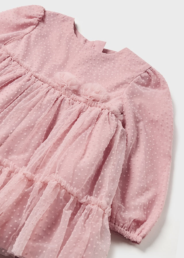 Mauve Baby Tulle Dress