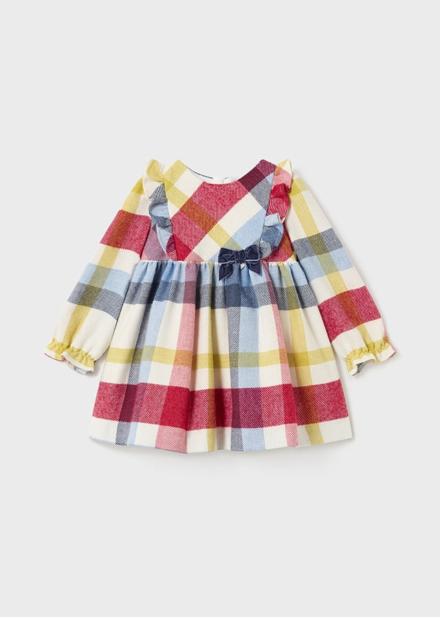 Baby Printed Plaid Dress