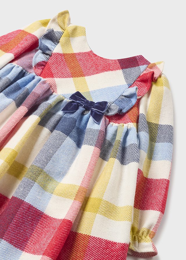 Baby Printed Plaid Dress
