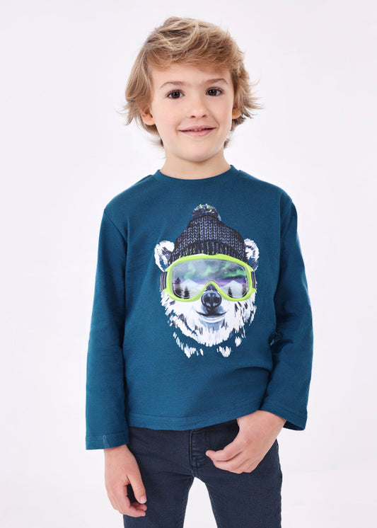 Polar Bear Better Cotton Long Sleeve T