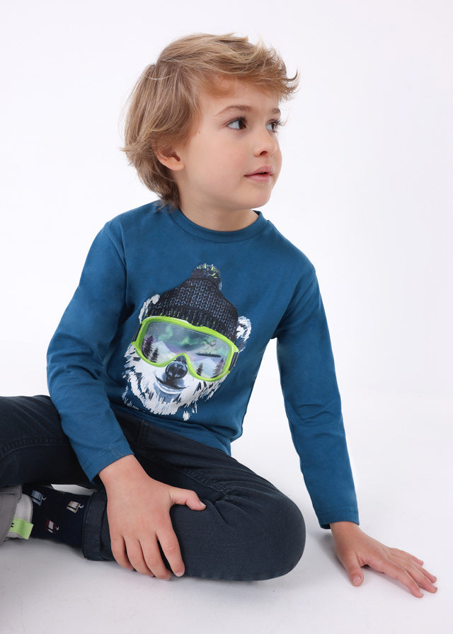 Polar Bear Better Cotton Long Sleeve T