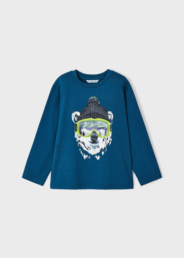 Polar Bear Better Cotton Long Sleeve T