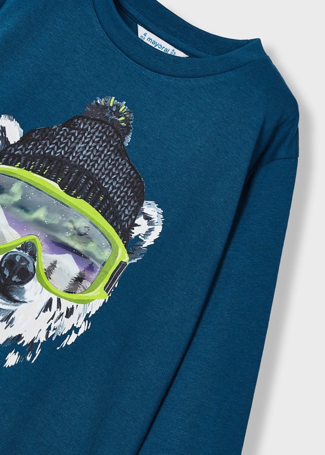 Polar Bear Better Cotton Long Sleeve T
