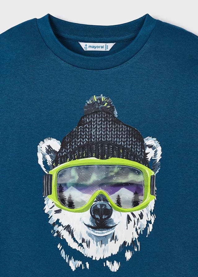 Polar Bear Better Cotton Long Sleeve T