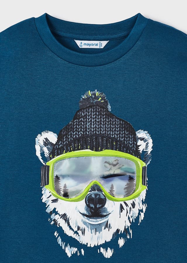 Polar Bear Better Cotton Long Sleeve T