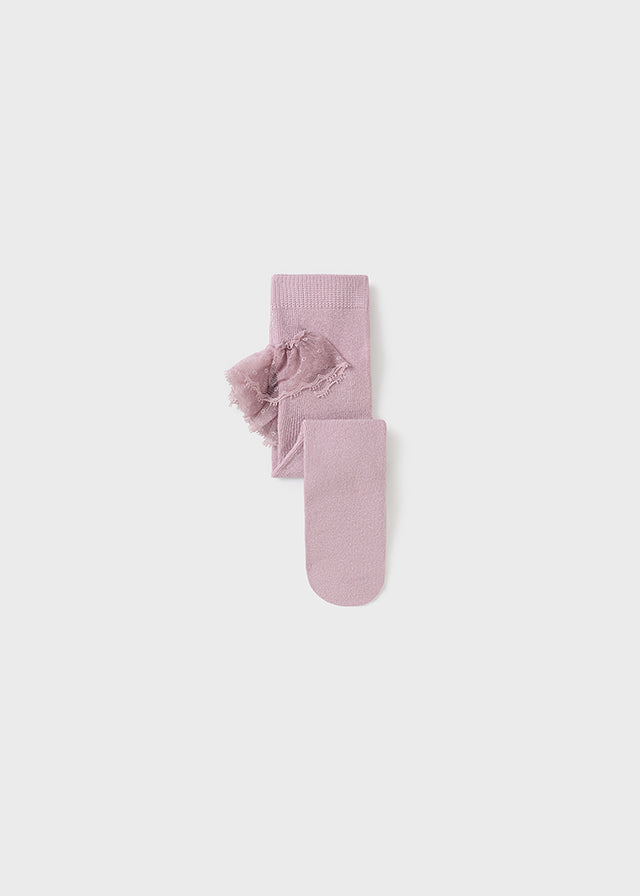 Newborn Girl Ruffle Tights
