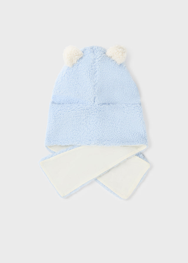 Newborn Baby Hat-Scarf