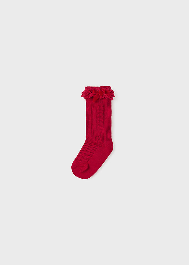 Baby Ruffle Long Socks