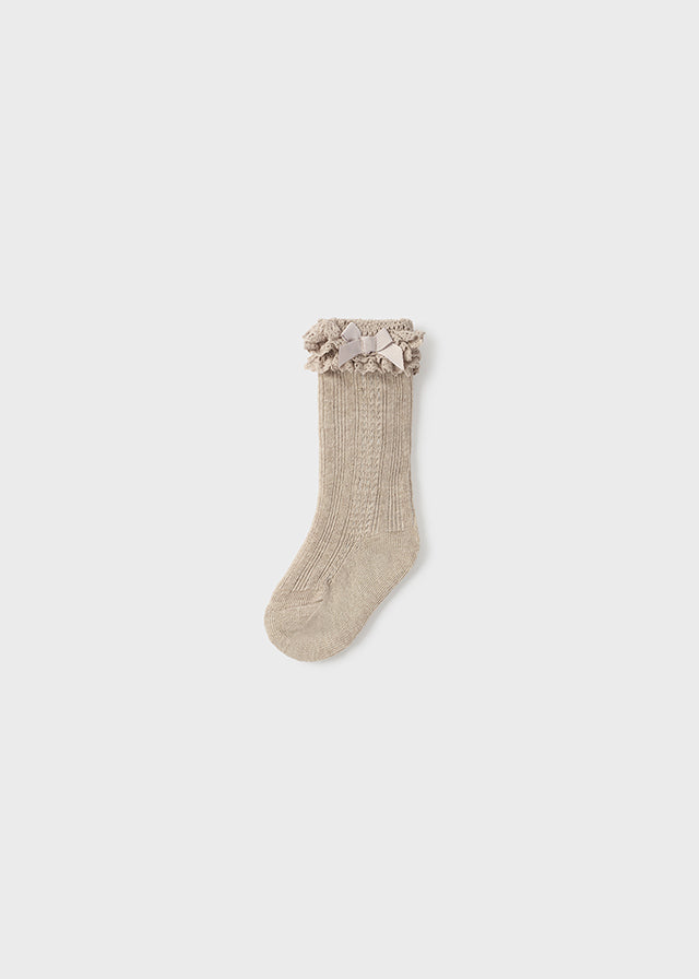 Baby Ruffle Long Socks