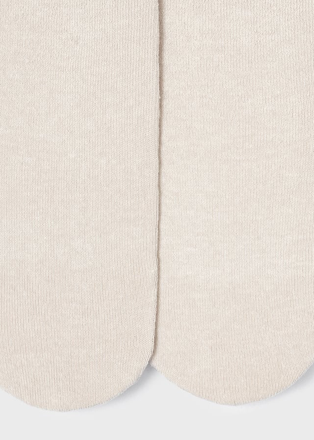 Chickpea Melange Girl Tights