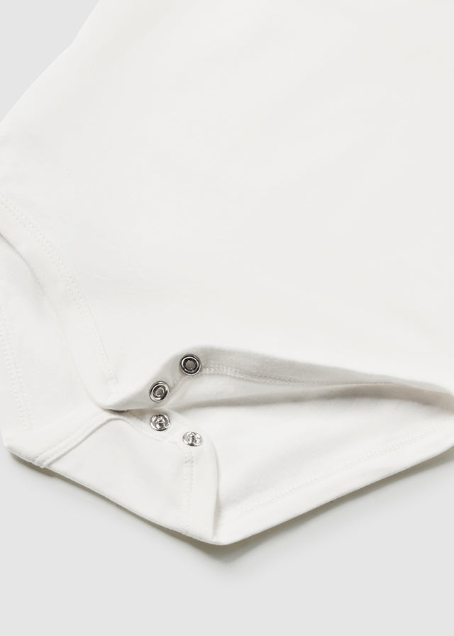 Baby Girl Frilled Neckline Bodysuit