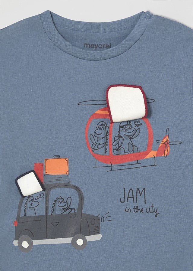 Infant's Interactive Transport T-Shirt, Blue
