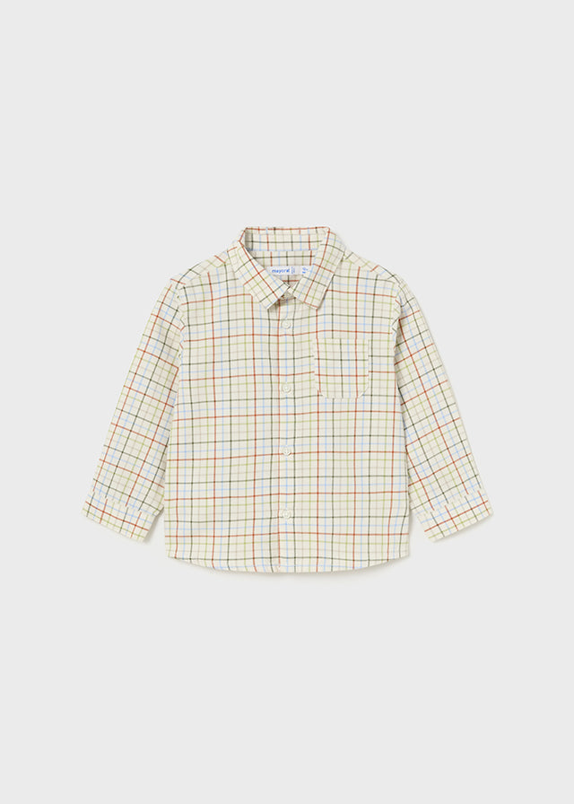 Infant's Checkered Shirt, Forest