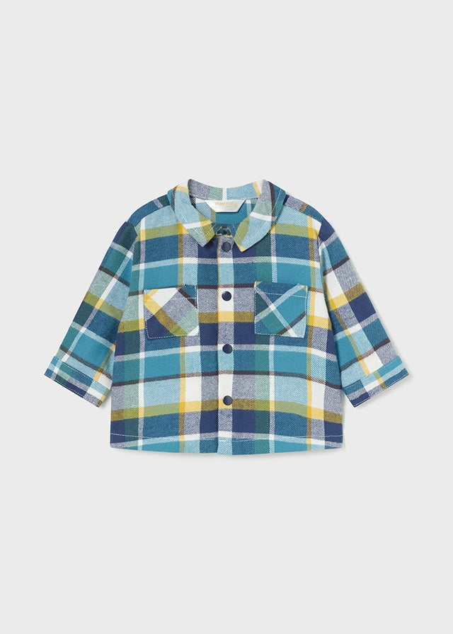 Infant's 3 Piece Checked Set, Blue