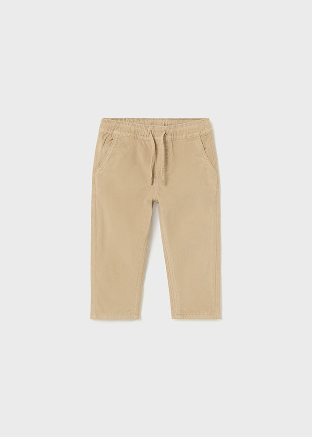 Infant Corduroy Joggers, Almond
