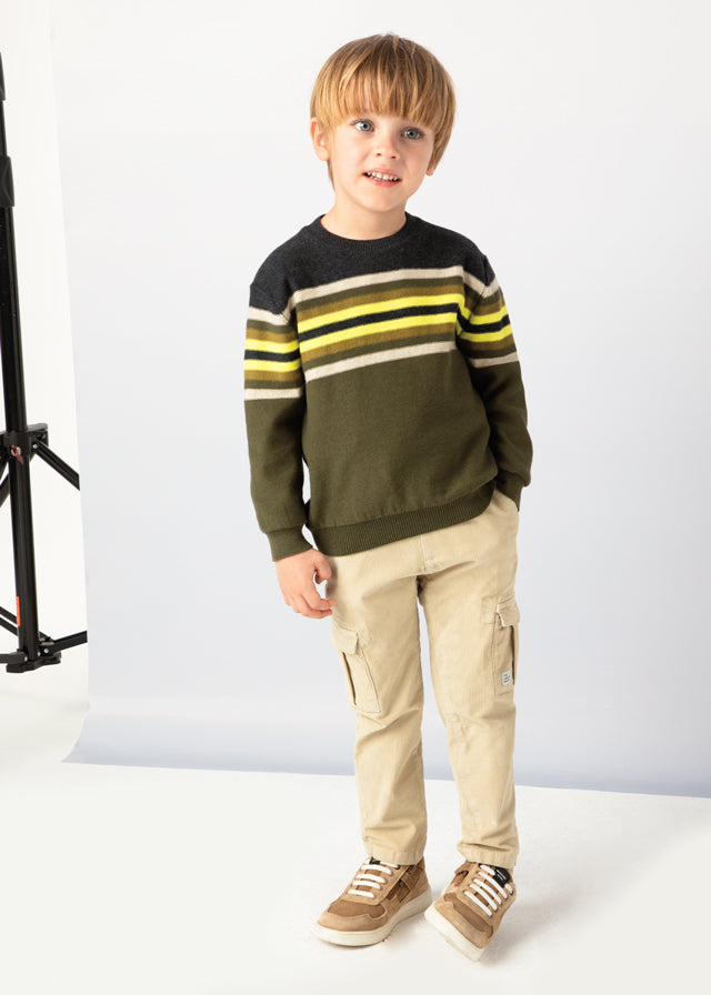 Boys Corduroy Cargo Pants