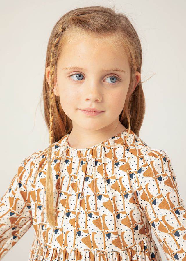 Girl's Flowy Puppy Dress