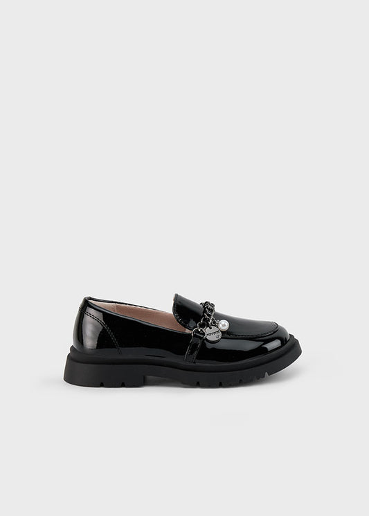 Girls Loafers, Black