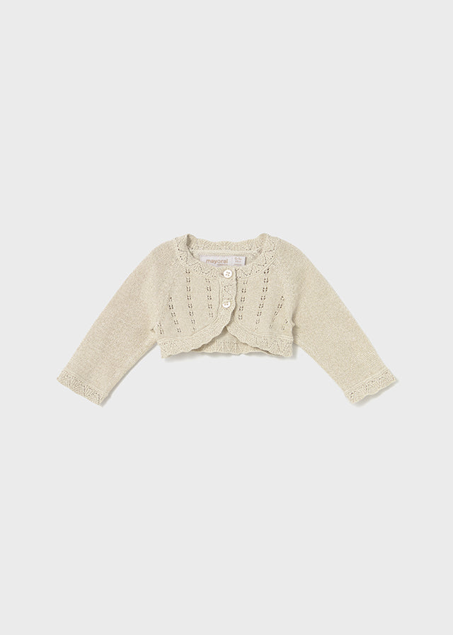 Newborn Basic Knit Cardigan