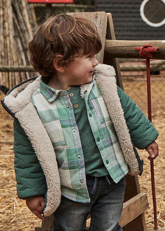 Infant Boy's Button Down Overshirt