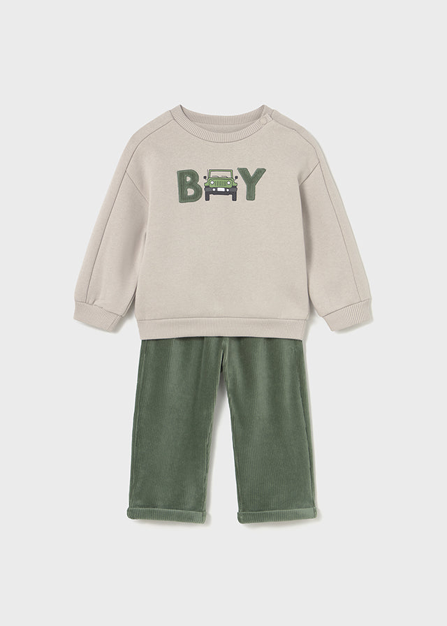 Infant Boy Corduroy Trouser Set