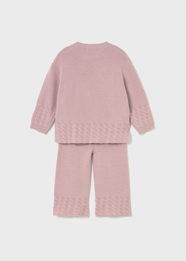Infant Girl Rosie Knit Pant Set