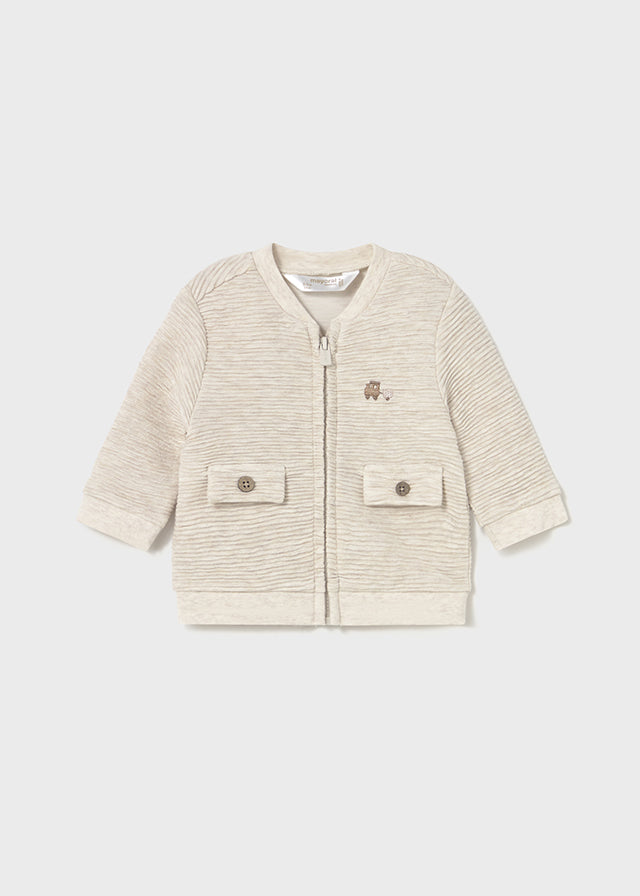 Newborn Boy 3Pc Toffee Tracksuit