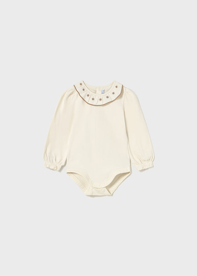NB Girl Embroidered Bodysuit