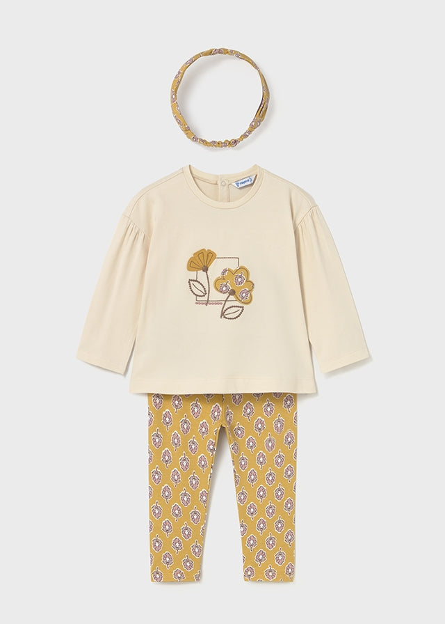 Infant Girl Honey Legging Set