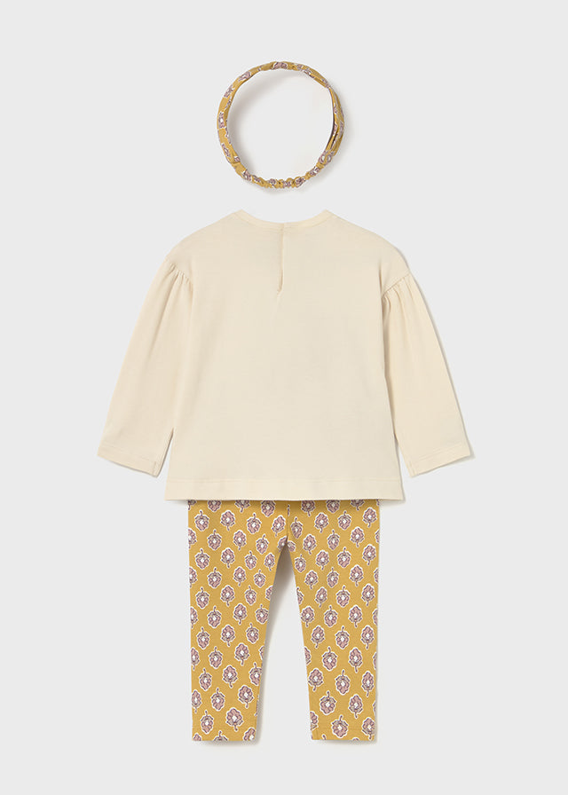 Infant Girl Honey Legging Set