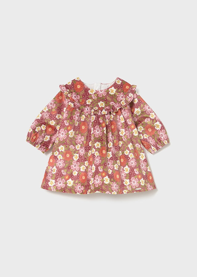Newborn Girl Printed Floral Dress