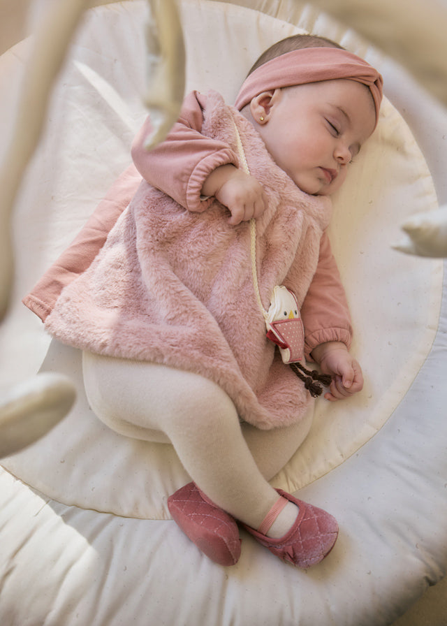 Newborn Fluffy Dress w/Headband